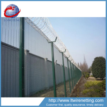 welded high security fence,hot dip galvanized security fence 358,welded airport security fence price