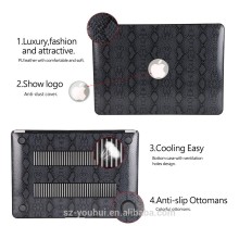 Latest Design plastic snakeskin pattern leather cover for MacBook pro