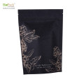 Custom Printed 100% Compostable Kraft paper PLA Material Bags Coffee