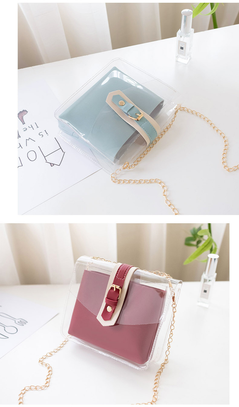 Foreign Trade Wholesale Ladies Transparent Jelly Bag Shoulder Messenger Mobile Phone Small Bag Fashion Female Bag