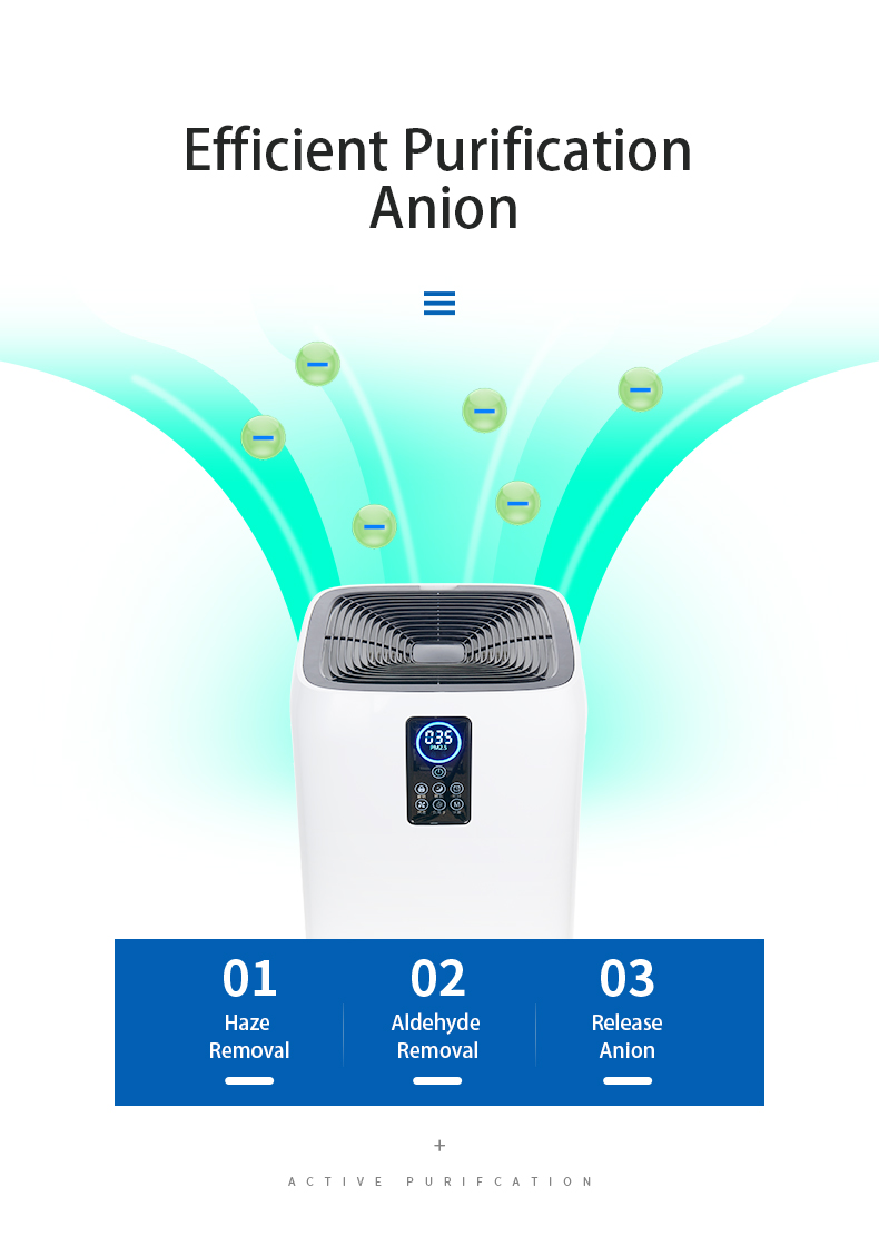 air purifier with anion