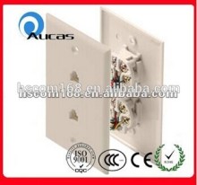 PCB Jack Connector RJ9 Network Modular jack 90 degrees in 4p4C PCB jack