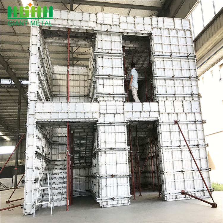 Aluminium formwork system for building