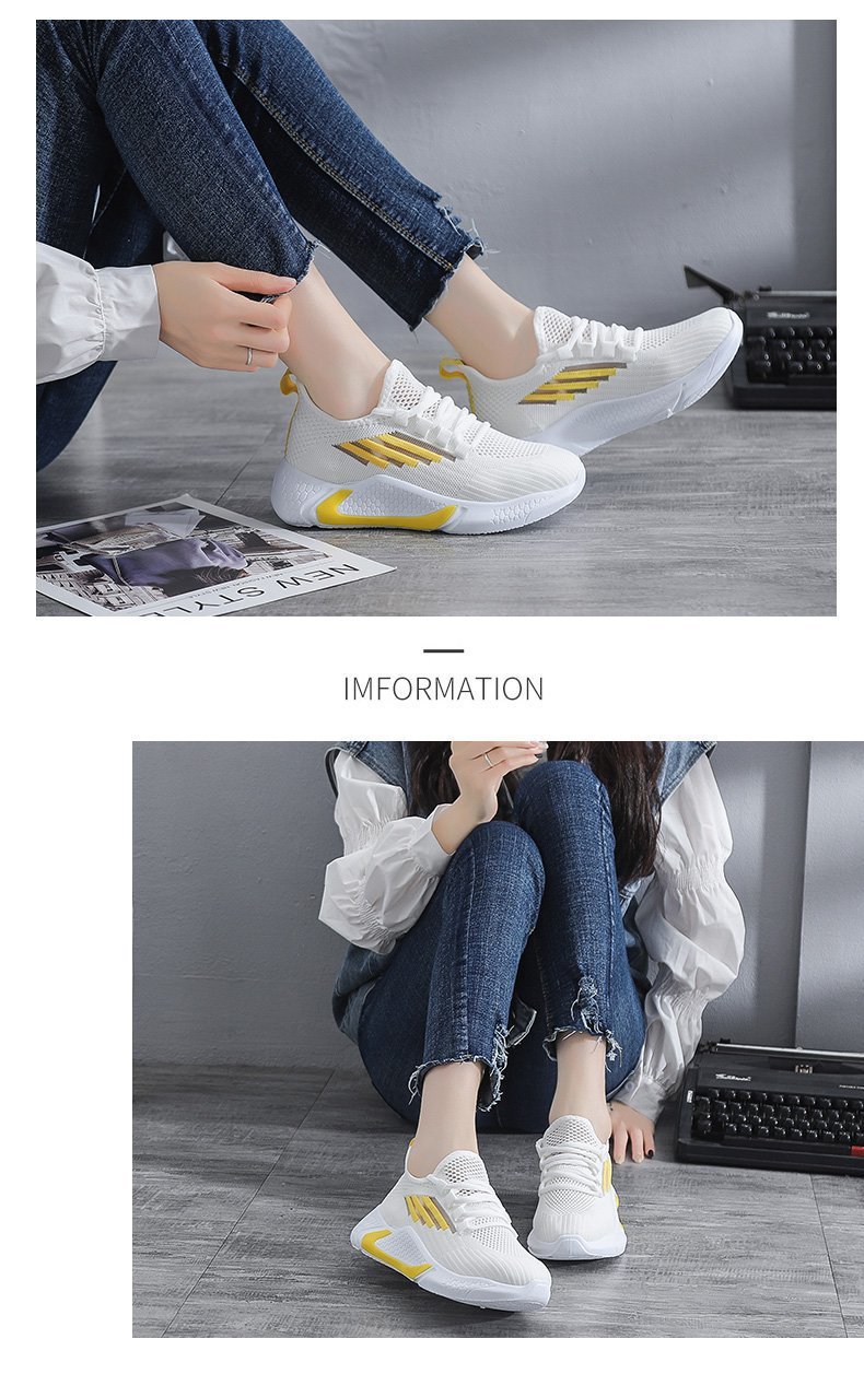 Amazon Hot Sell Women Shoes Fashion Trend Casual Shoes 2021 Summer New Style Flying Woven Breathable Fashion Sports Shoes