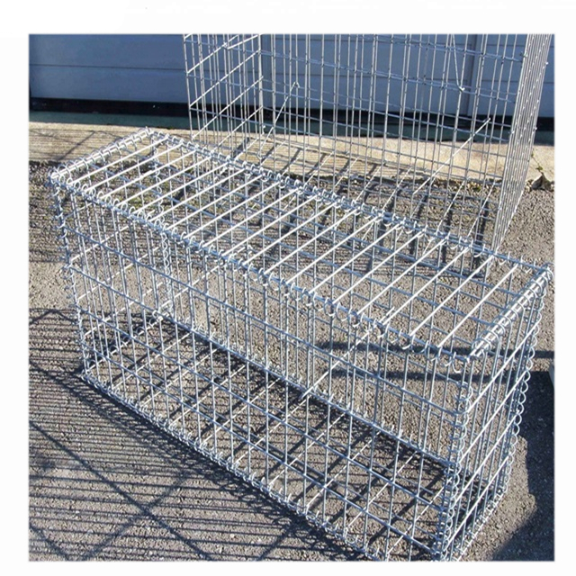 جدار سلة سلة جدار 2x1x1 سلك مربع gabion