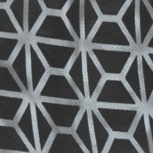 Burned-out viscose polyester fabric