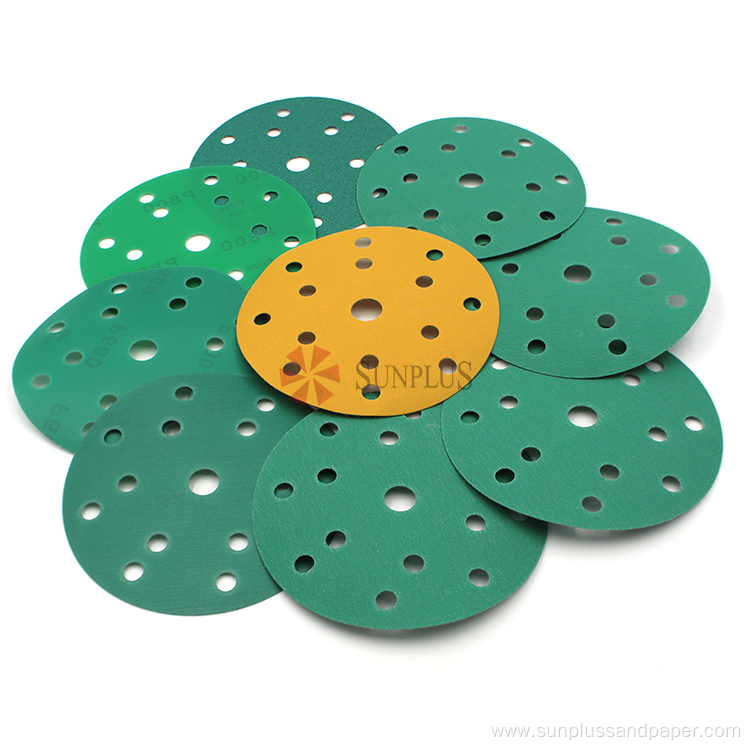 6 Inch Green Film Sandpaper Sanding Disc