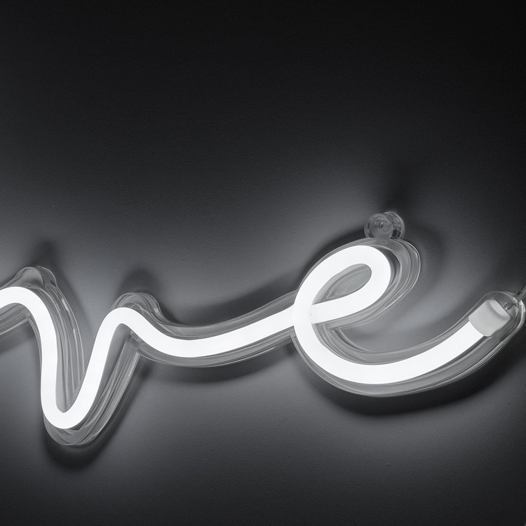 Custom Flex Decorative wholesale led LOVE neon logo signs