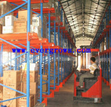 professionally customized steel drive-in warehouse rack for auto parts storage