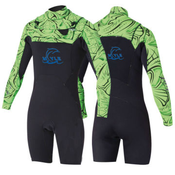 2014 fashion and top design neoprene short diving suit