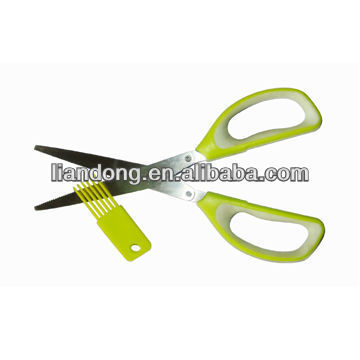 Stainless Steel Kitchen Scissors with comb