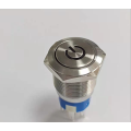 19mm Anti-Vandal Metal Pushbutton Anahtarı