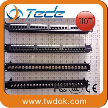 UTP Cat5e / Cat6 Patchpanel 12 / 48Ports