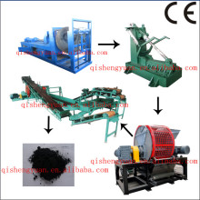 Waste Rubber Tire Product Line/Rubber Crusher/Rubber Mixing Mill