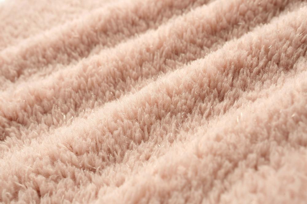 soft coral fleece with luxury 