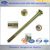 1/2 x 8 galvanized ribbed carriage head bolt