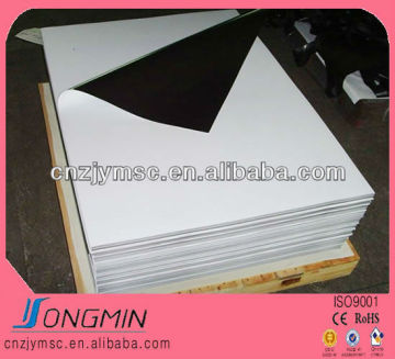 flexible coated adhesive backed rubber sheet