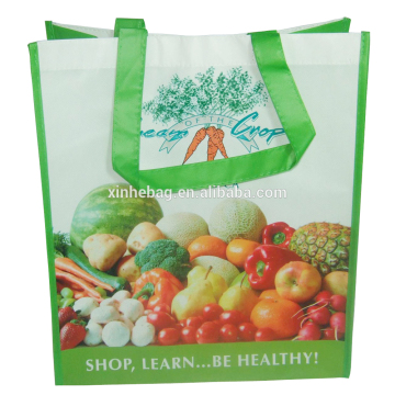 recycled nonwoven grocery tote bag