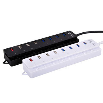 4 Ports USB Hubs, 3.0 with1 Port Charging for iPhone, iPad, Samsung Tab, Nokia