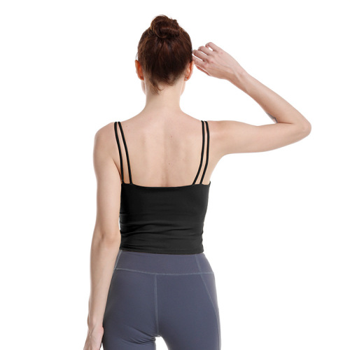 Liicht Ënnerstëtzung Yoga Sport Tops