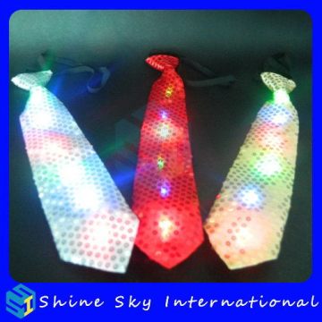 Top Quality Best-Selling Bright Red Silk Led Necktie