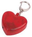 Факел мини-Пластиковый брелок в форме сердца 2LED
