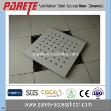 Ceramic finish steel peforated raised access floor