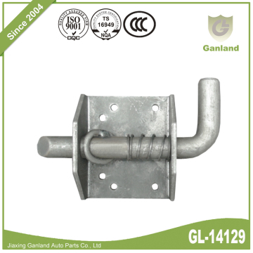 Heavy Duty Spring Loaded Bolt Raw Finish