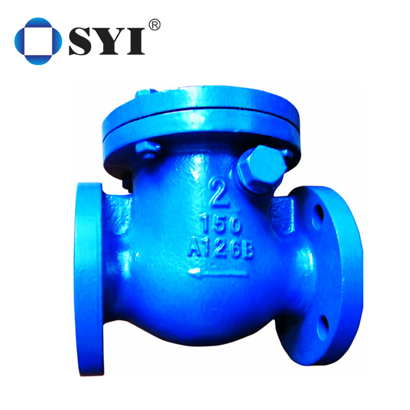 Swing check valve ductile iron anechoic check valve