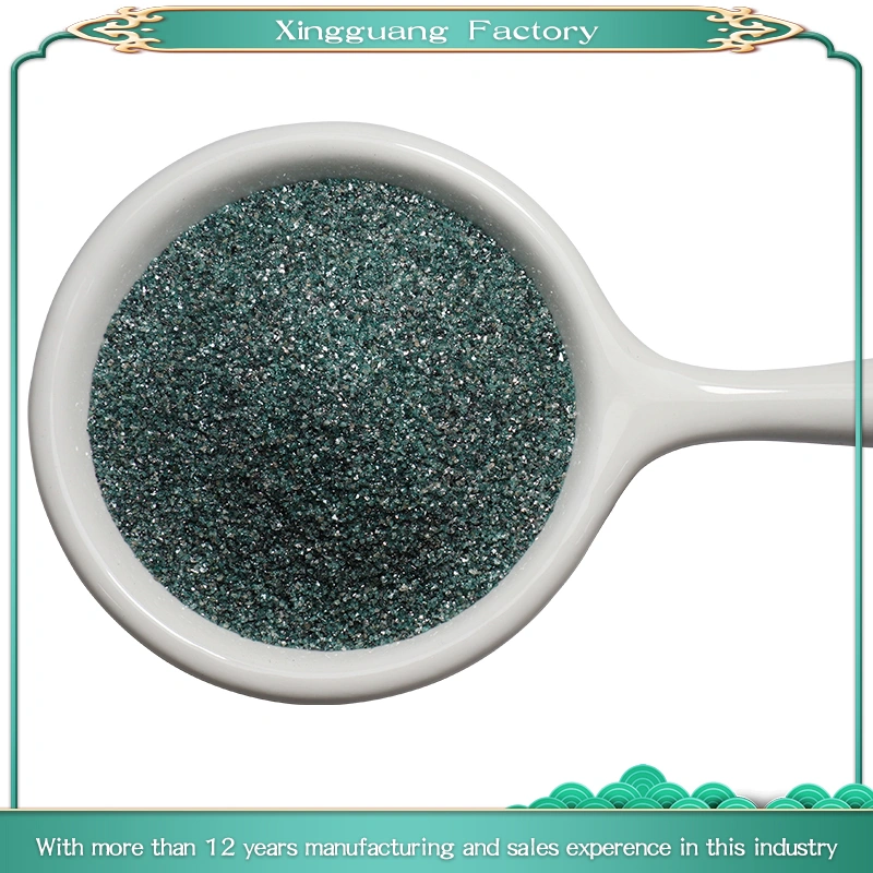 Green Silicon Carbide Sandblasting Material