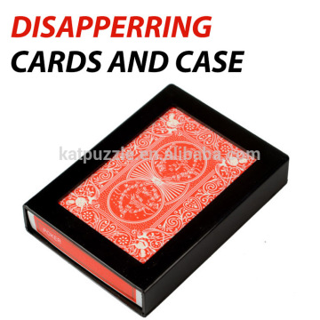 Hot Sale Disappearing Cards and Case Close Up Magic Tricks