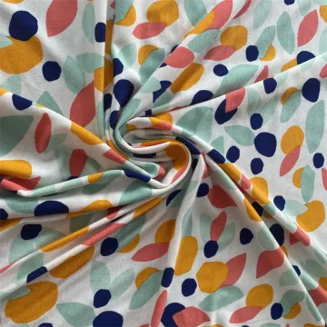 Viscose Spandex Printed Jersey Fabric