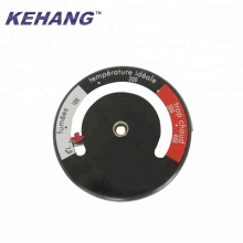 Wireless Pipe Wooden Accessories Bimetal Stove Thermometer