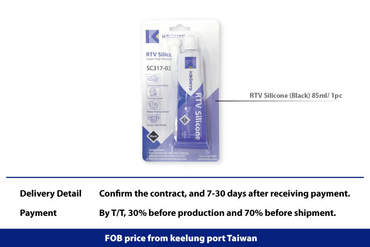 RTV gasket glue for heat exchangers