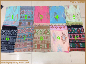 Women Embroidered Pattern Long Shawl Scarf