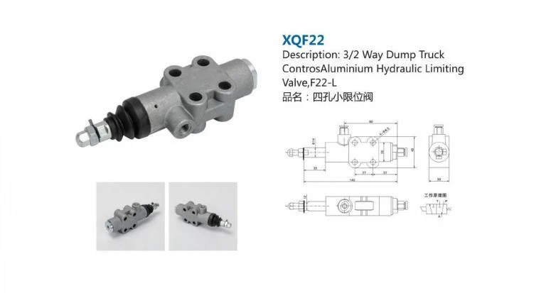 Xqf22 3/2 Way Dump Truck Control Alloy Hydraulic Limiting Valve