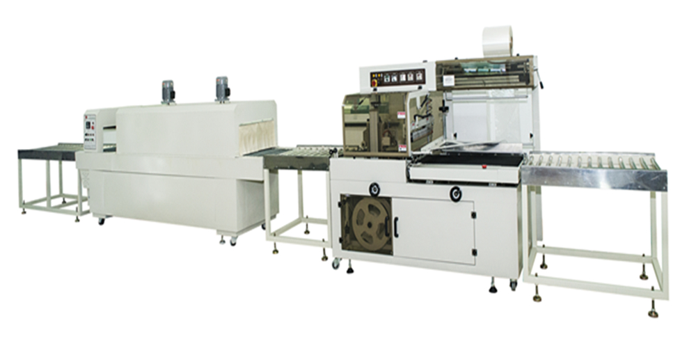 Side sealing rolling cutting Shrinking packing machine