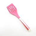 Nonstick Kök Pink Silicone Slotted Spatel