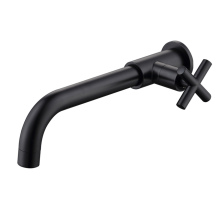 Black Deck Mount Cold Bathroom Mixer
