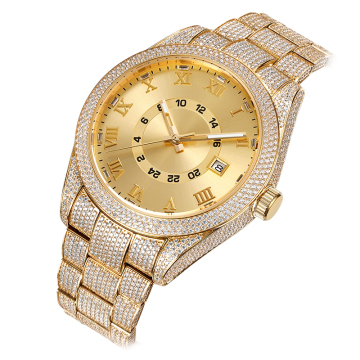 Full iced out Man's mechanical watch