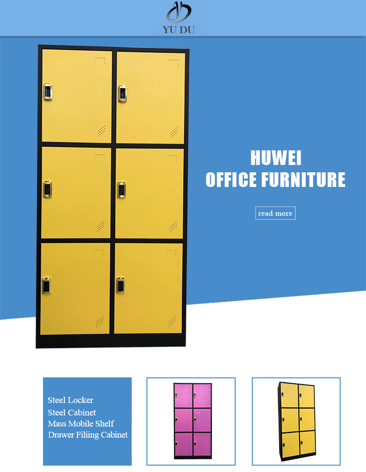 6 doors metal cabinet 