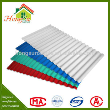 Home decorative Environment friendly upvc corrugated tiles of portugal