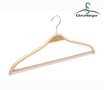 Laminated wooden clothes hangers