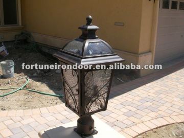 Modern wrought iron pendant light