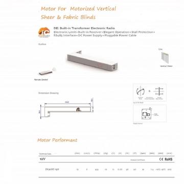 Electric Vertical Window Curtain Shading