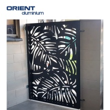 Powder Coated Aluminum Laser Cut Decorative Fence Panels
