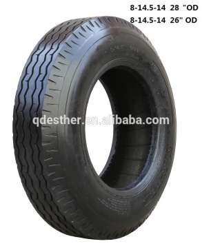 Mobile home trailer tire 8-14.5-14 26"OD