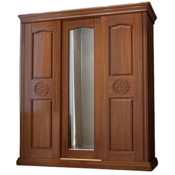 Modern Wooden Panel Expandable Bedroom Wardrobe Storage