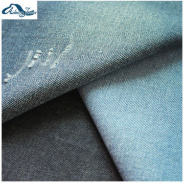 Organic slub cotton denim fabric for jeans denim