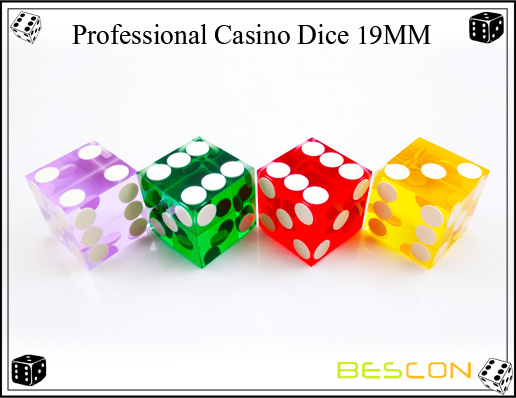 Bescon-Professional Casino Dice 19MM Bescon-Professional Casino Dice 19MM
